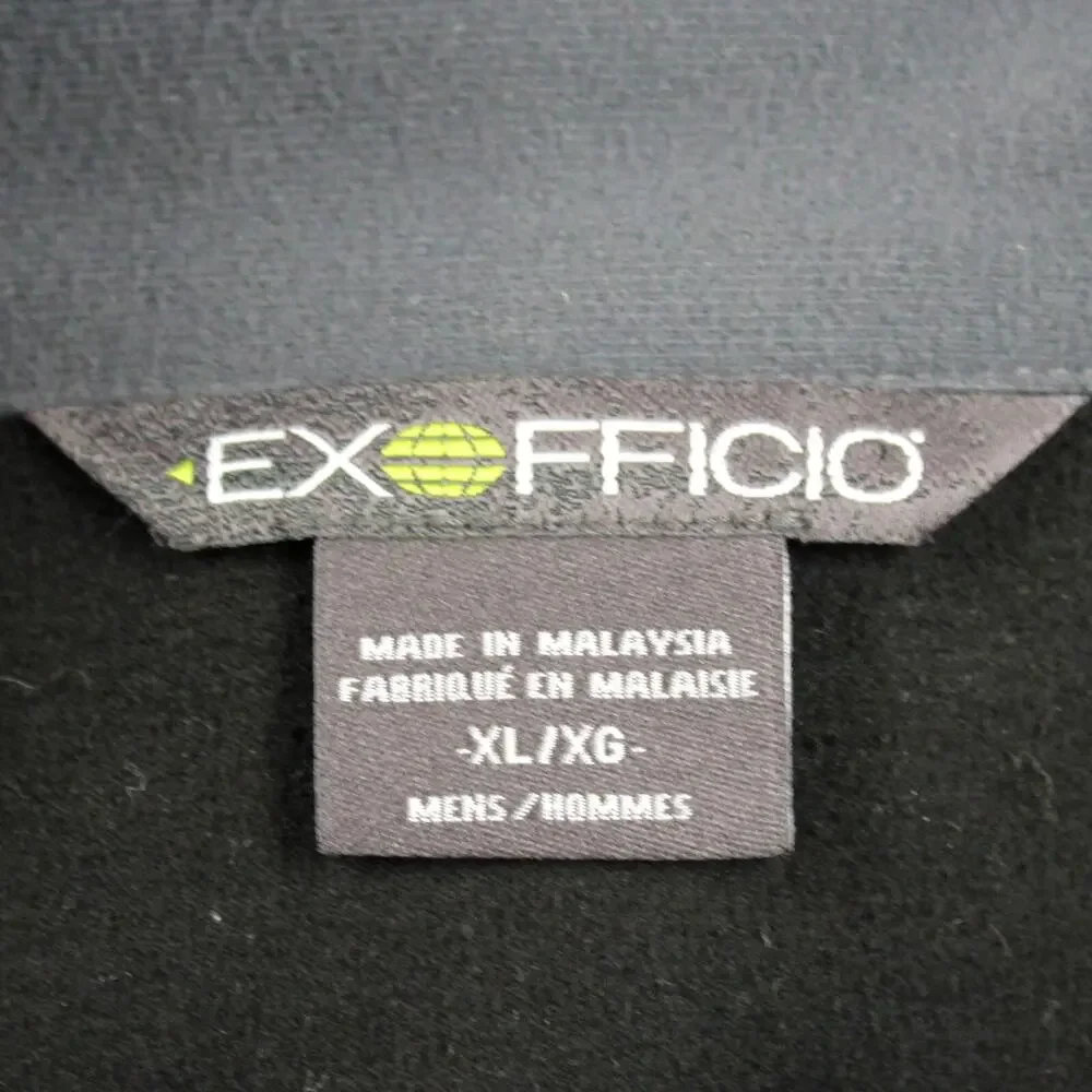 Exofficio Gray Full Zip Pockets Vest Coat Jacket XL